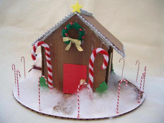 how to put a gingerbread house together